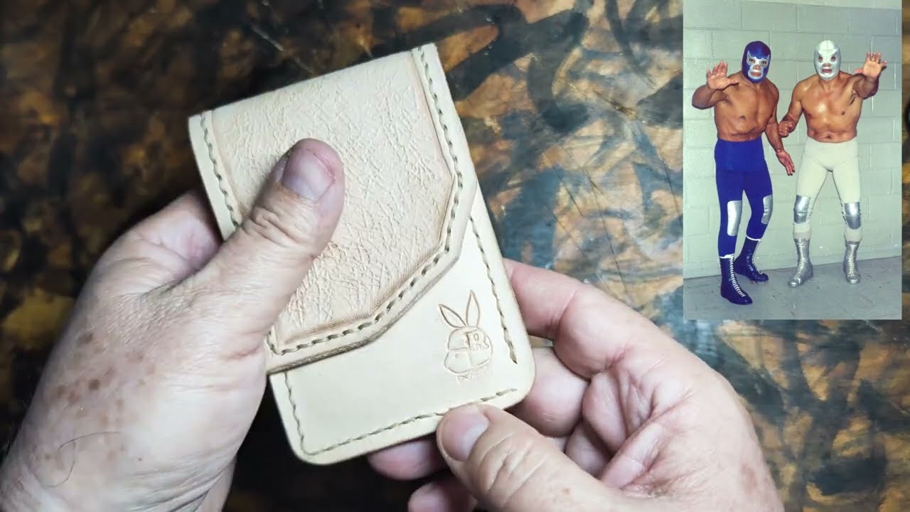 Ruffian Leather Wallet 2 card pocket and QuickDraw on the back
