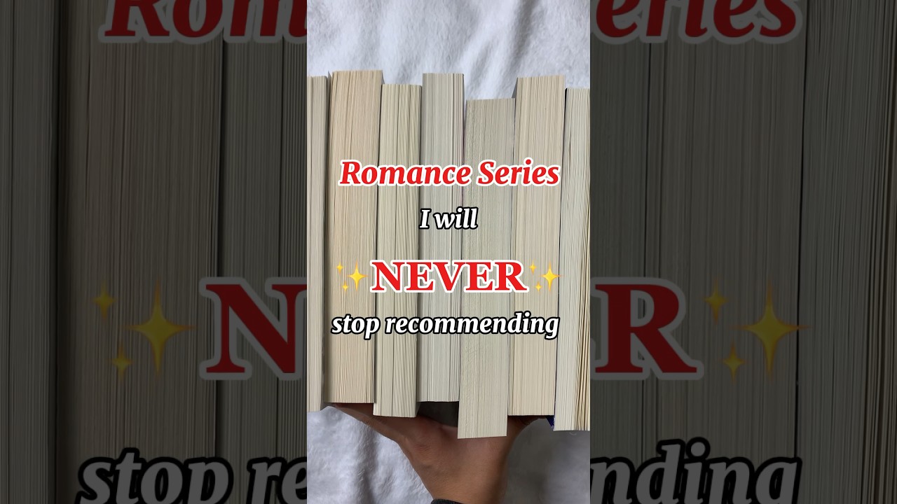 Romance series I will NEVER stop recommending✨ #read #booktube #books #booktok #bookish #bookrecs