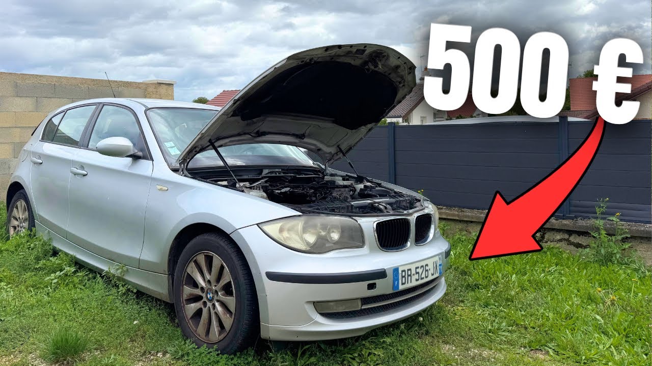 J’achète une bmw serie 1 en panne a 500 € et je la redémarre