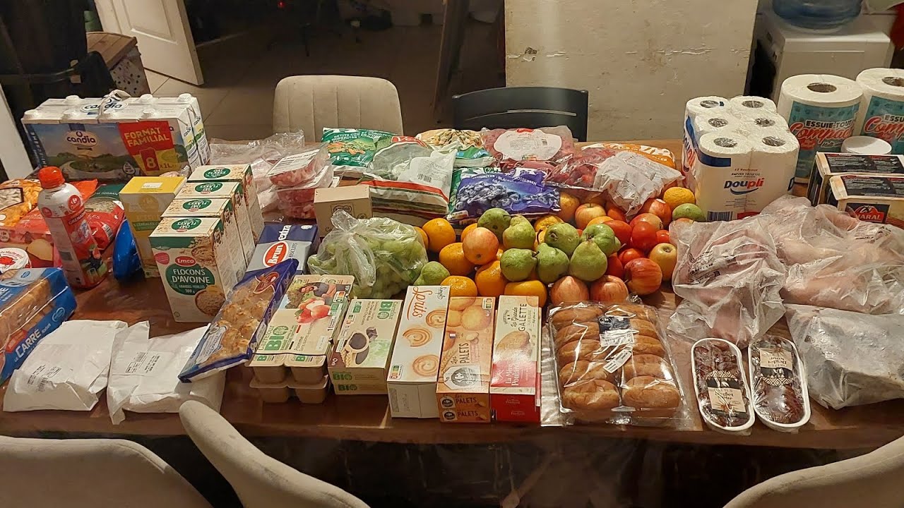 Retour de courses carrefour