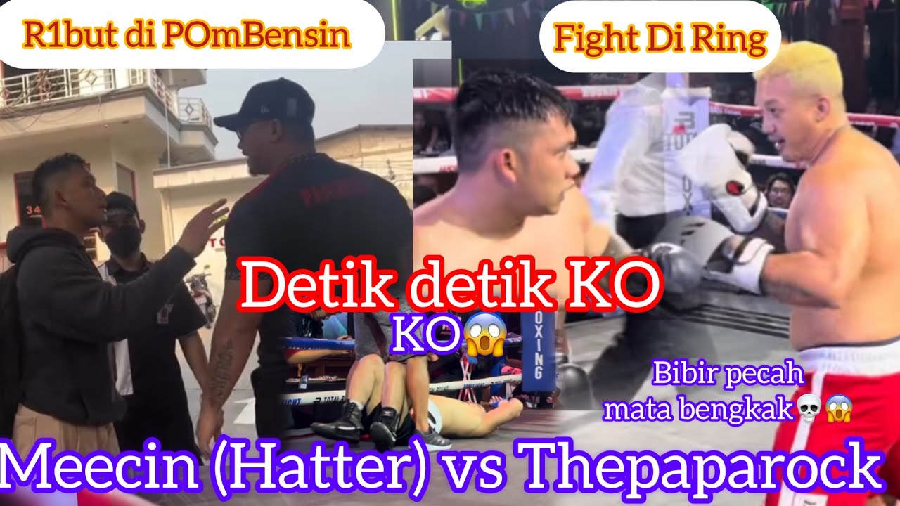 Thepaparcok @ThePapaRock TV R1but di Pombensin Berakhir Di Ring !! Partai TKO