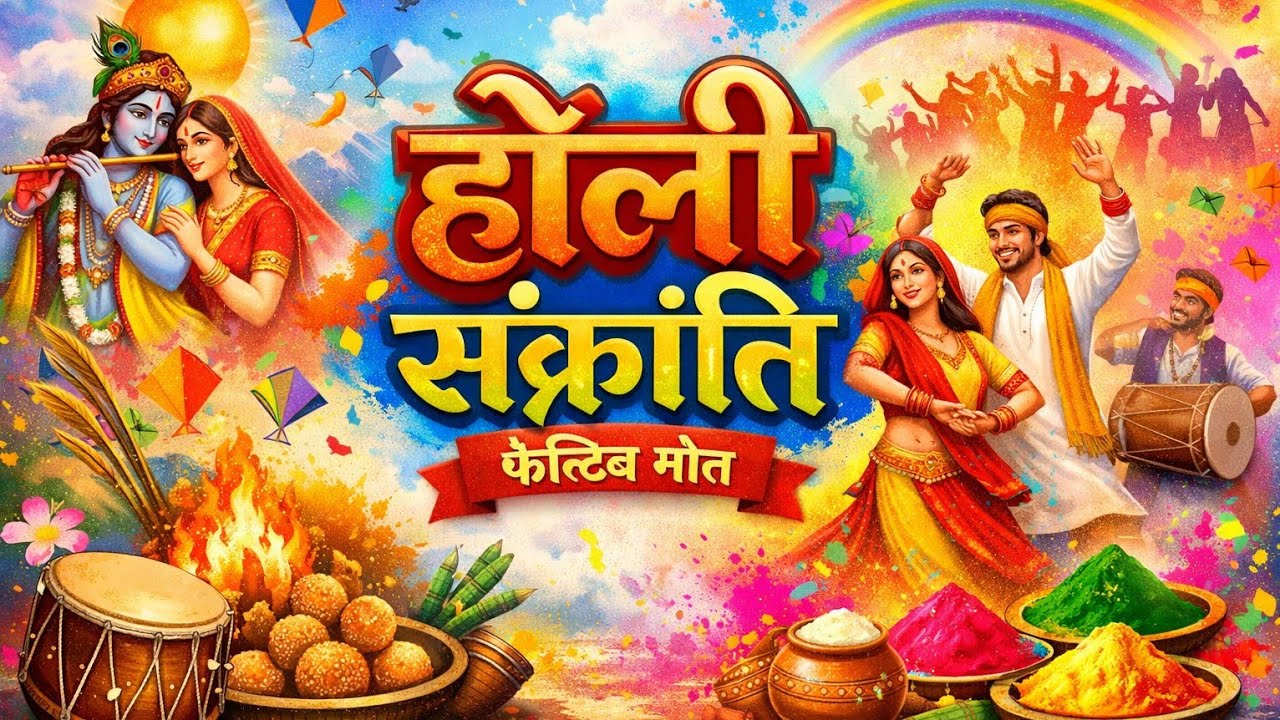 होली संक्रांति 2026 🎉 Holi + Makar Sankranti Fusion Song | DJ Festive Hindi Song