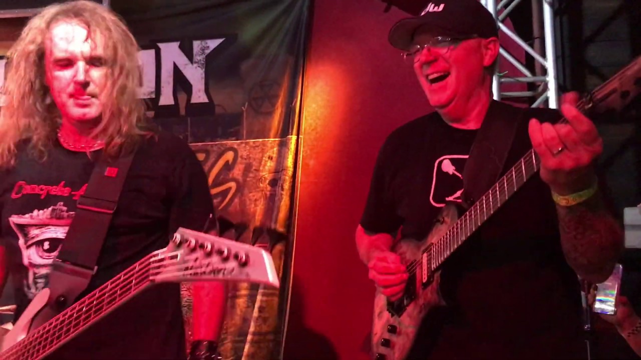 Dave Ellefson with Original Megadeth Guitarist Chris Poland 