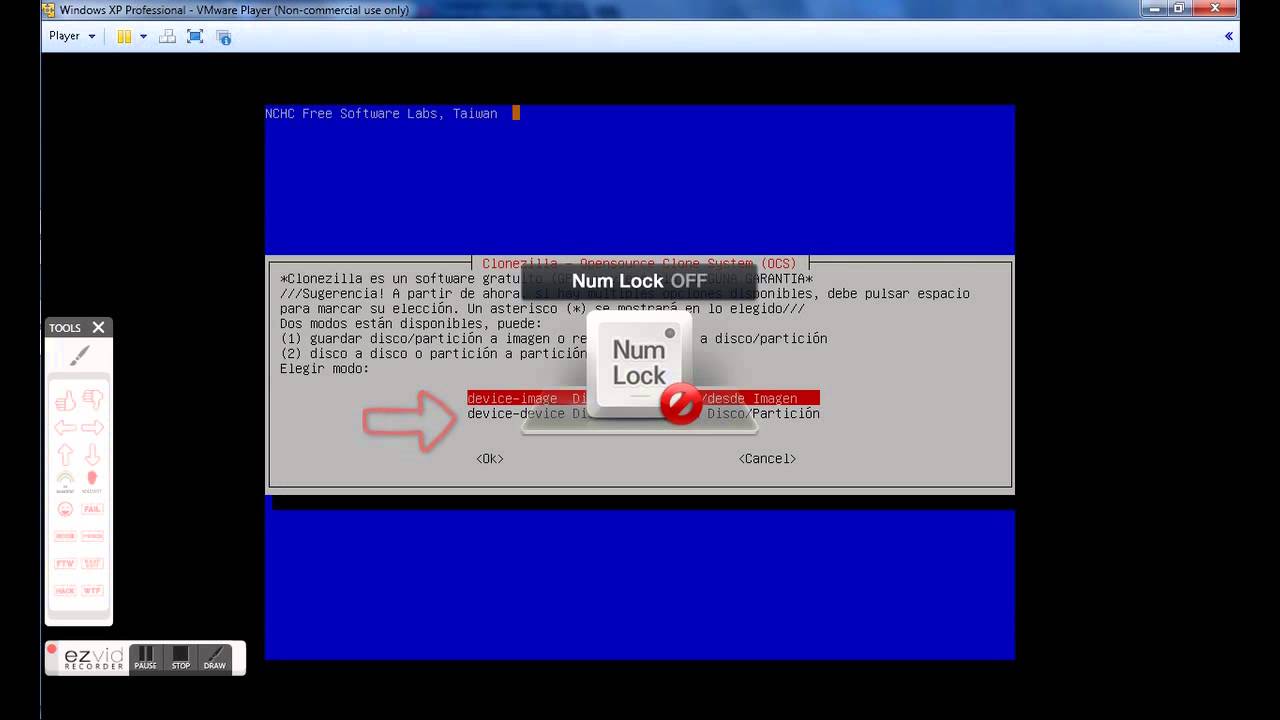 Tutorial CloneZilla: clonar una partición