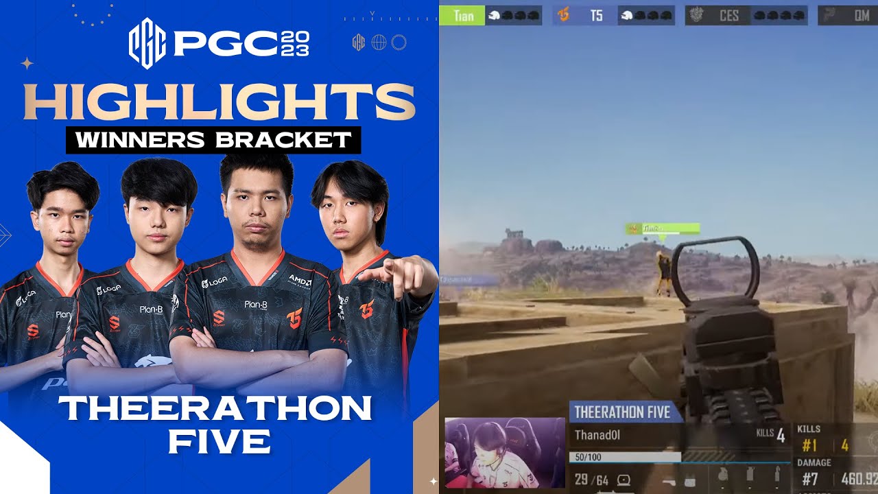 ช็อตโหดของ THEERATHON FIVE ในรอบ Winner Bracket l PGC 2023 🔥