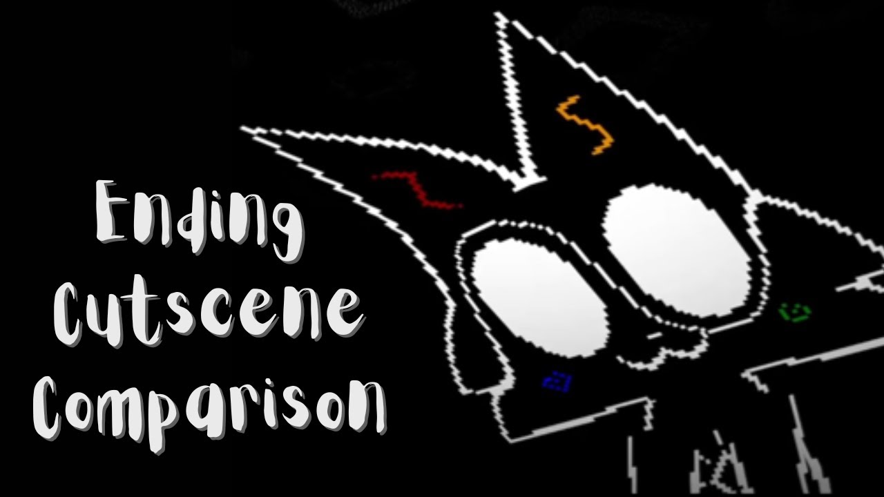 (Garn47) KeepMeSafe Bossfight Ending Cutscene Comparison