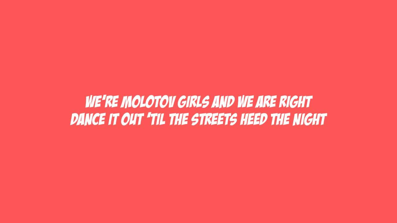 THE ZOLAS - MOLOTOV GIRLS LYRICS