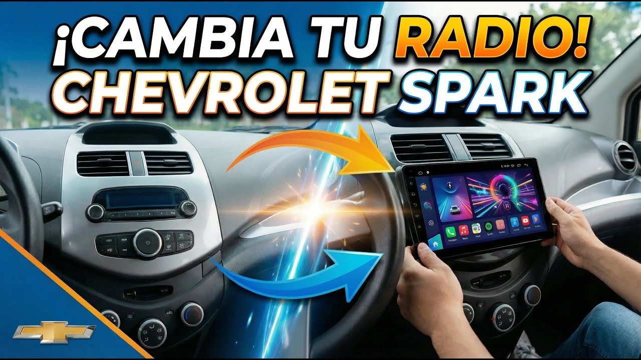 Cambio radio chevrolet spark 2010