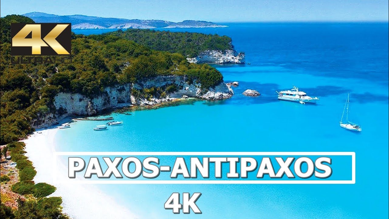Paxos Antipaxos, Greece 4K Drone