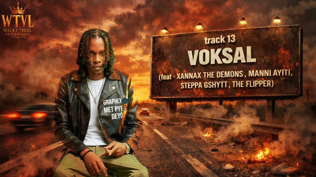 VOKSAL FT. Xannax The Demons x Manni Ayiti x The Flipper [ Official Audio Visualizer ]