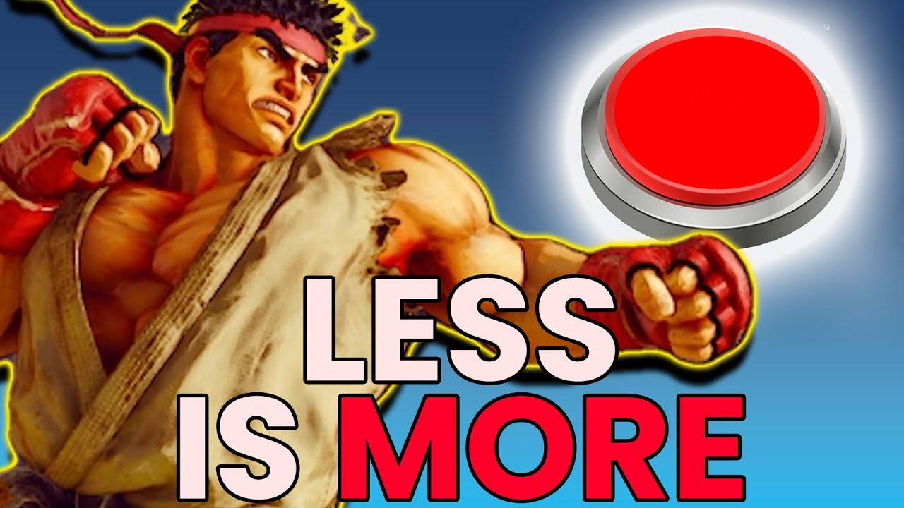It ONLY Takes 1 Button to WIN in Street Fighter