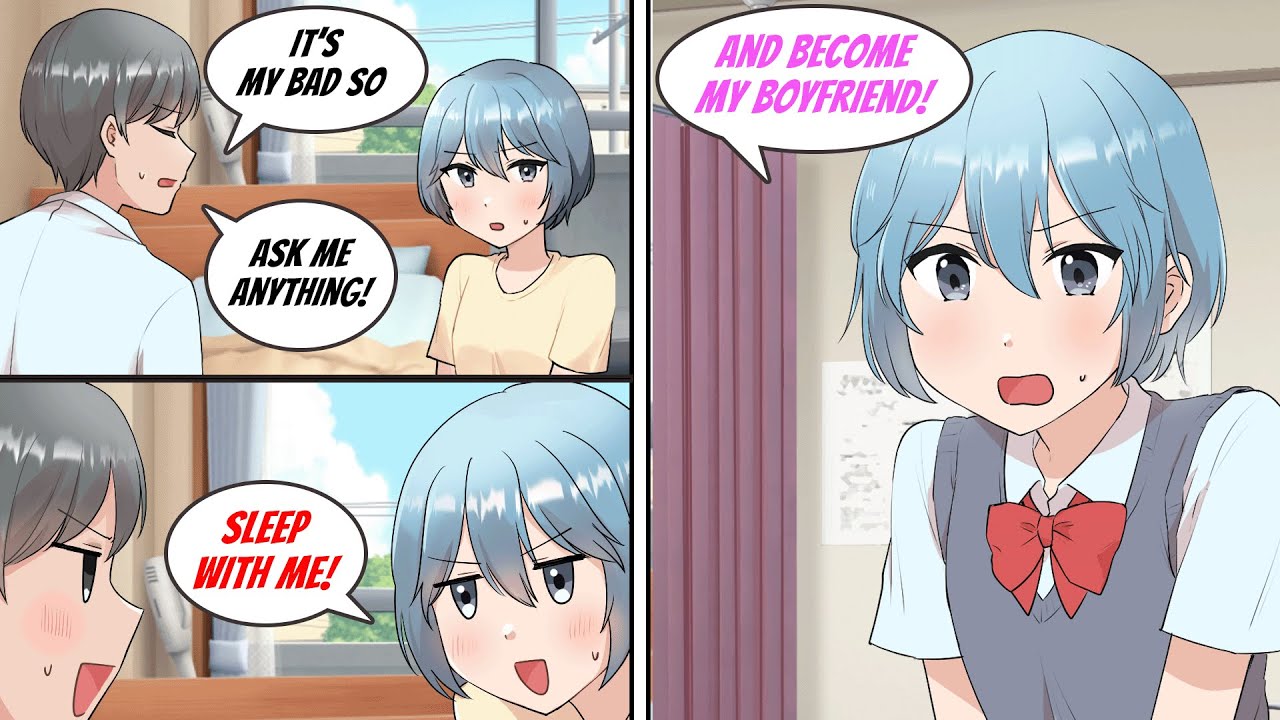 ［Manga dub］I tried to make up for her but her request is quite weird... ［RomCom］