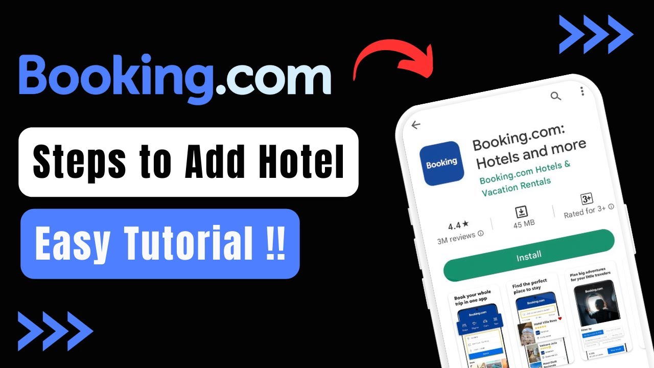 Как добавить отель в Booking.com!