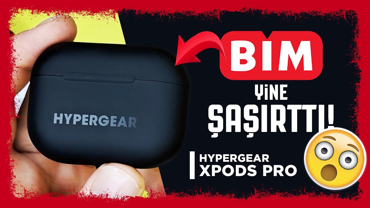 BİM Yeni Kulaklığıyla Ağzımı A&ccedil;ık Bıraktı 😮 HyperGear Xpods Pro Bluetooth Kulaklık İncelemesi