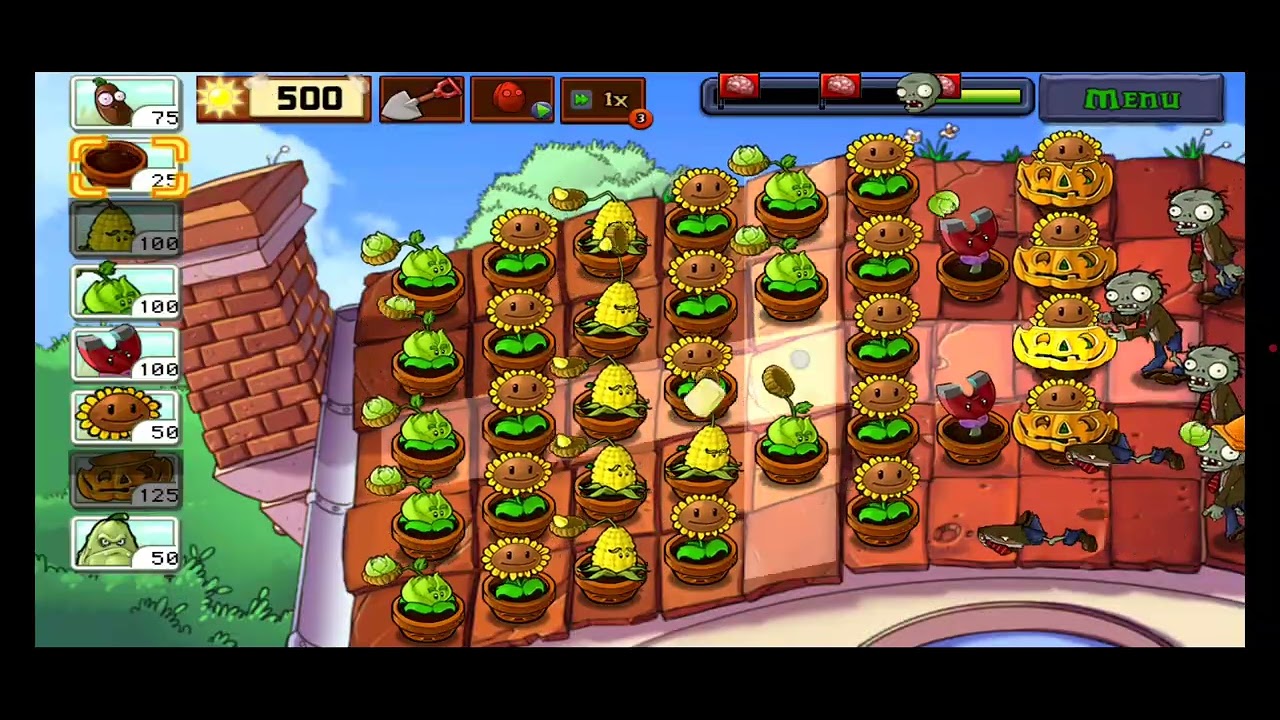 Plants vs. Zombies 1 | Level 5-4
