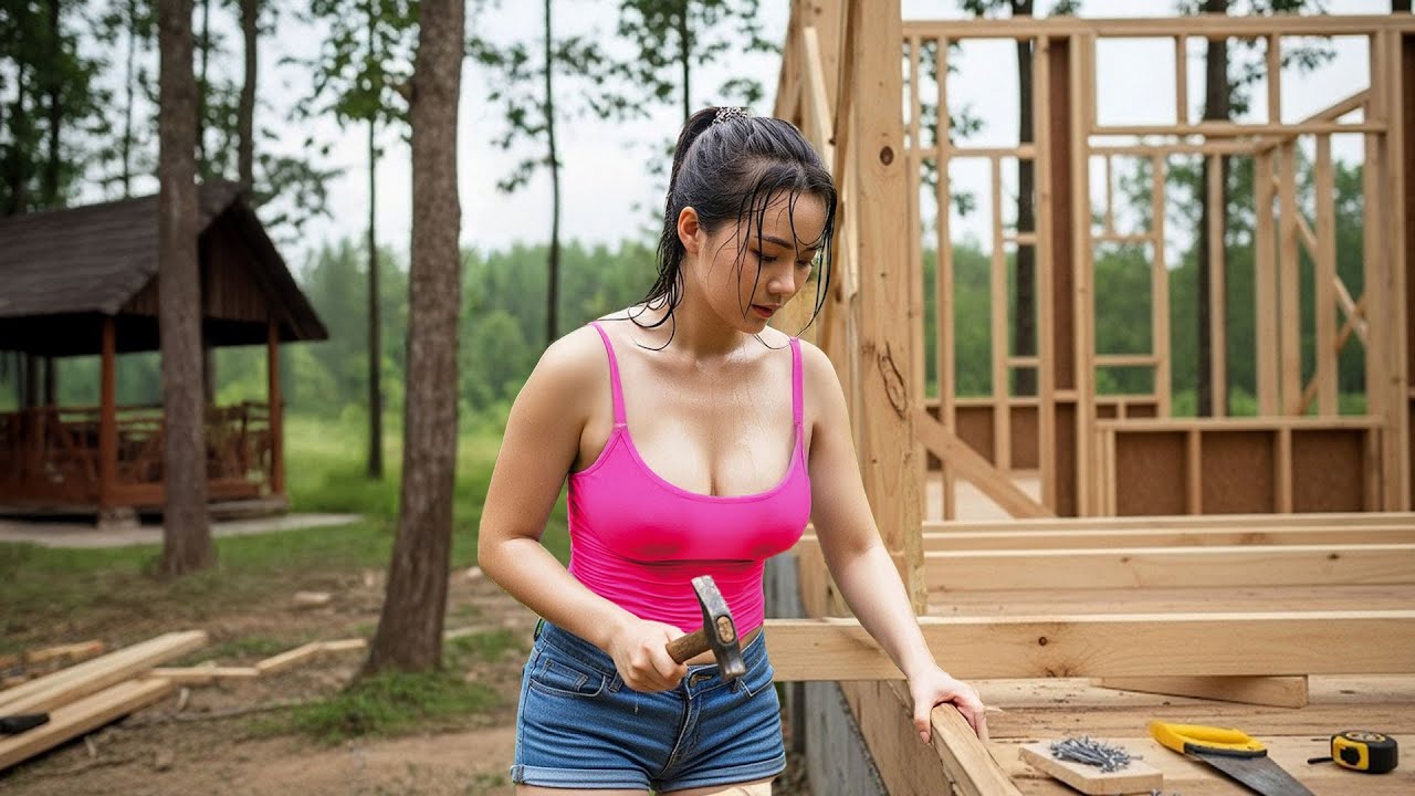 Turn Back Time 🌿 Solo Primitive Skills - Woman Builds Dream Home in the Wild in 90 Days