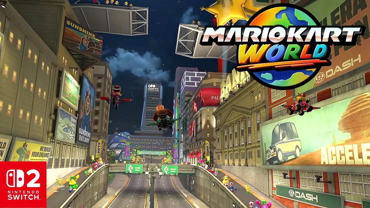 First Time Playing Mario Kart World!