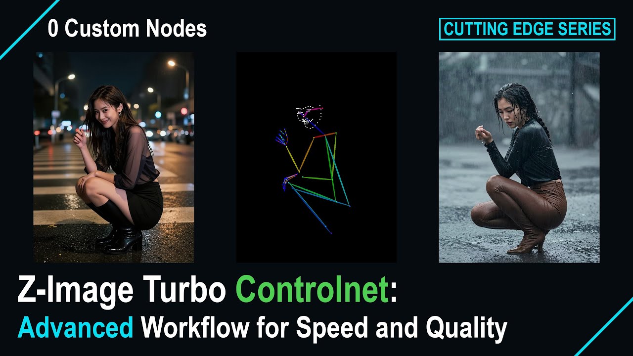 🔵 Z-Image Turbo ControlNet Guide: High-Quality Speed Workflow (ComfyUI Cutting Edge Series)