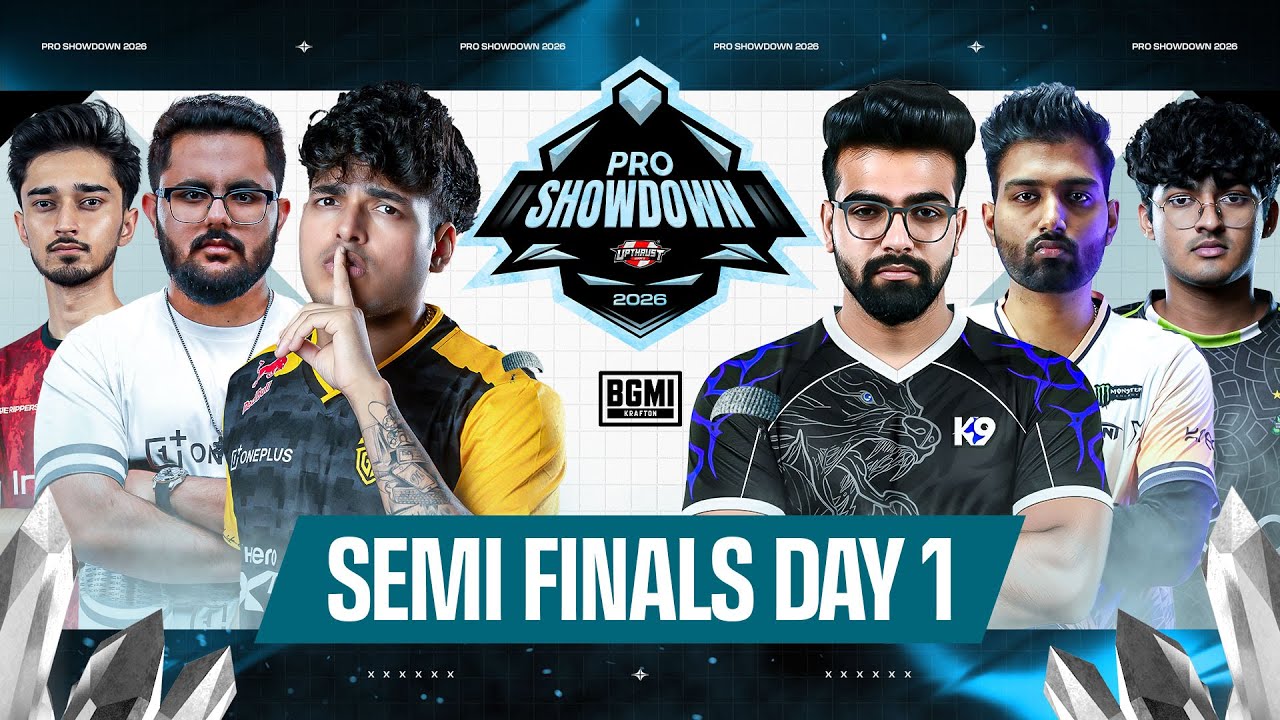 UE Pro Showdown 2026 | #BGMI | Semi Finals Day-1 | Ft- #GodL , #SouL , #RNTX , #OG , #GDR etc