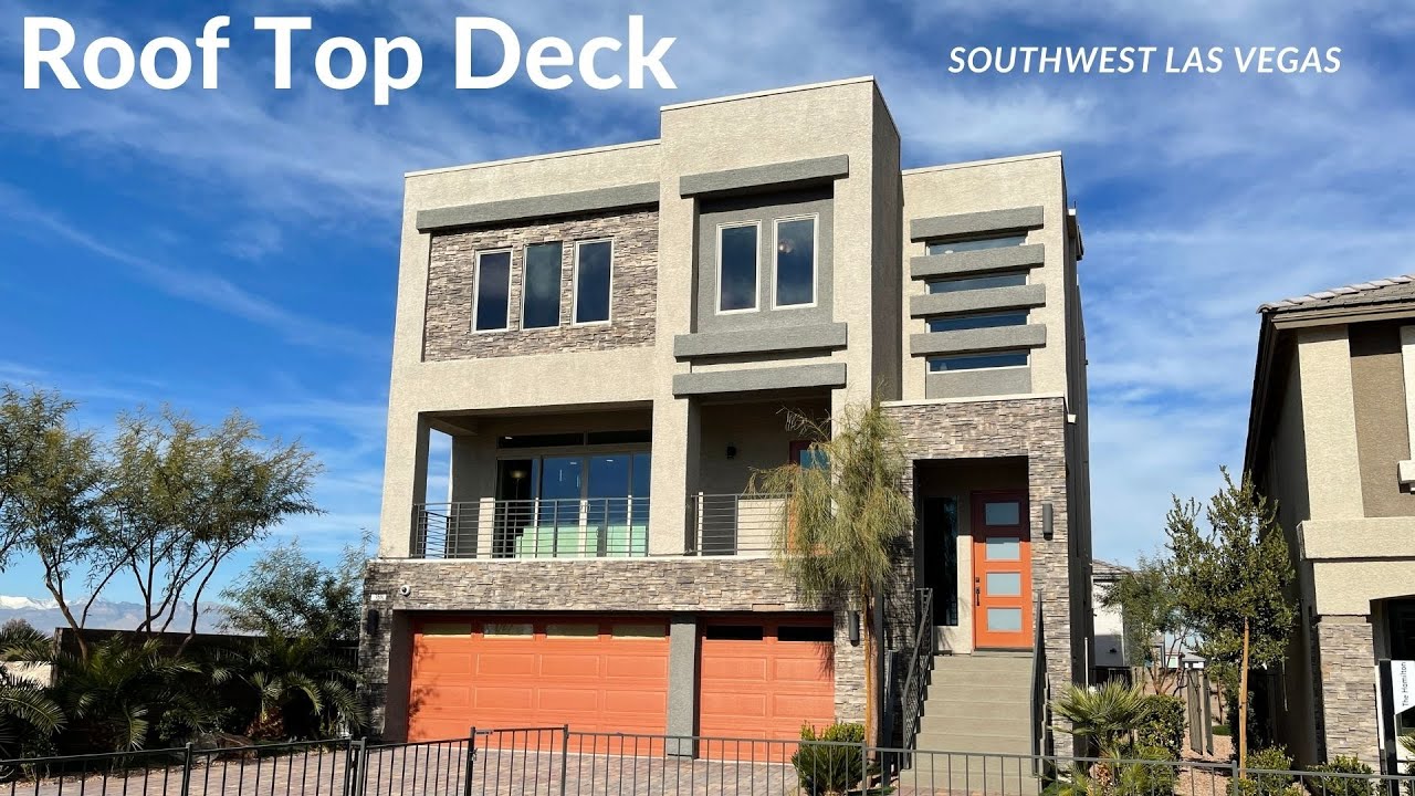 Roof Top Deck! Liberty by Pulte Homes Las Vegas, Modern 3 Story For Sale, Southwest  $791k+