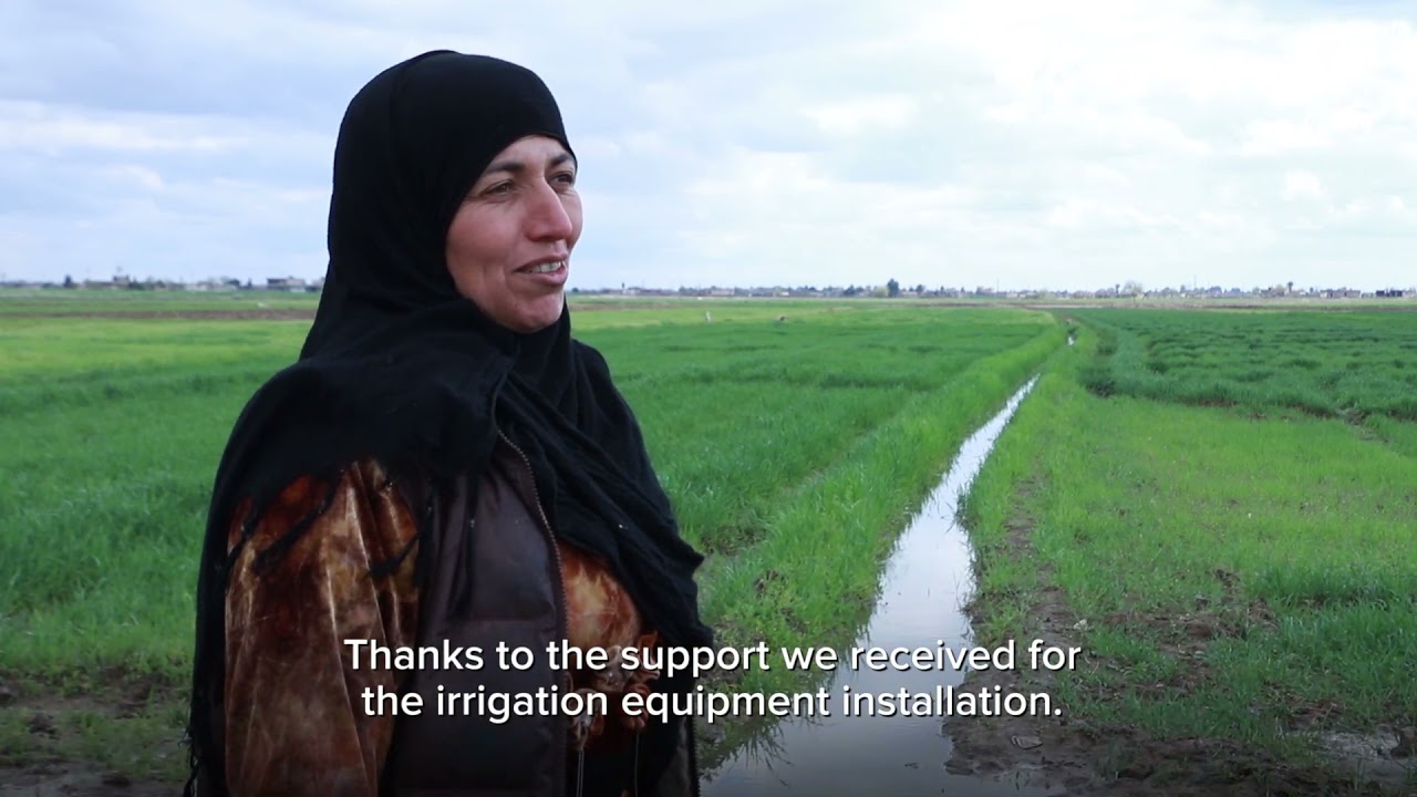Brussels V side event on Syria 2021 – FAO Syria’s works to improve access to irrigation for farmers