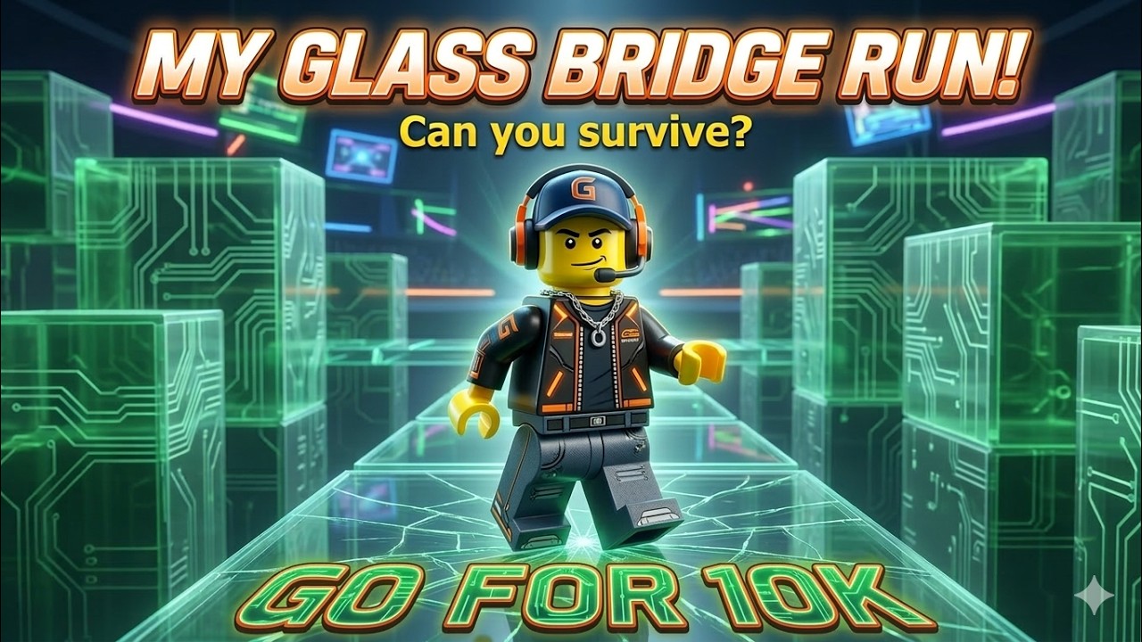 PM GLASS🎁BRIDGE 🌉 [1 WRONG STEP = GAME 🎮 OVER] #shortsfeed #roblox