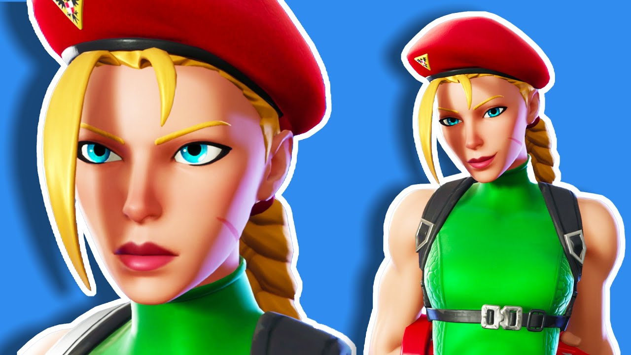 Fortnite Street Fighter Cammy Skin (PS5 Gameplay)