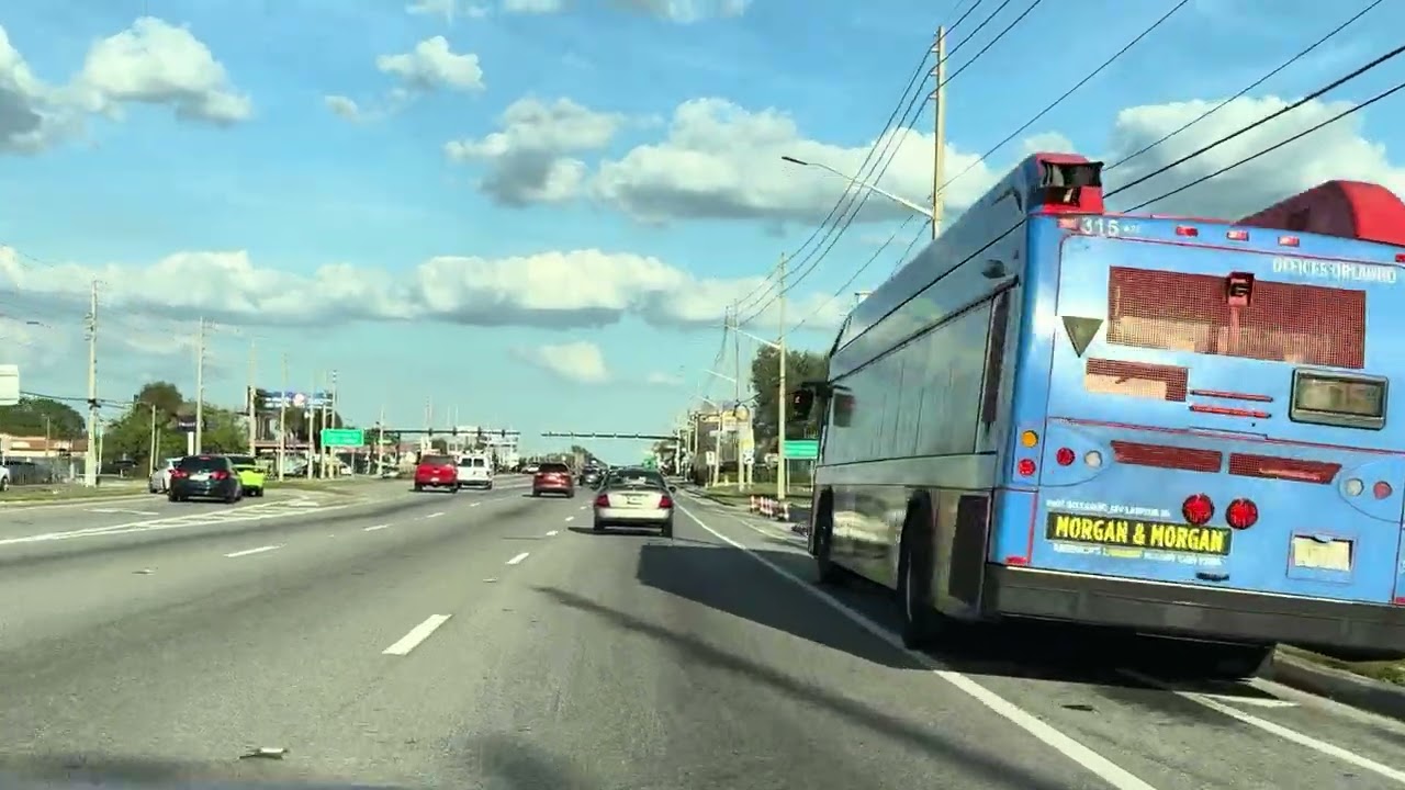 Driving from West Colonial to East Colonial #travel #orlandoflorida  #roadamerica 