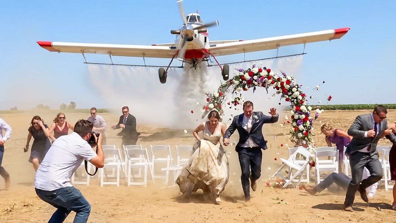 Funny Wedding Fails Caught on Camera