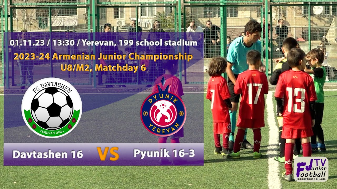 Davtashen 16 (1-4) Pyunik 16-3 (01.11.23) 2023-24 AJC U8/M2, Matchday 6