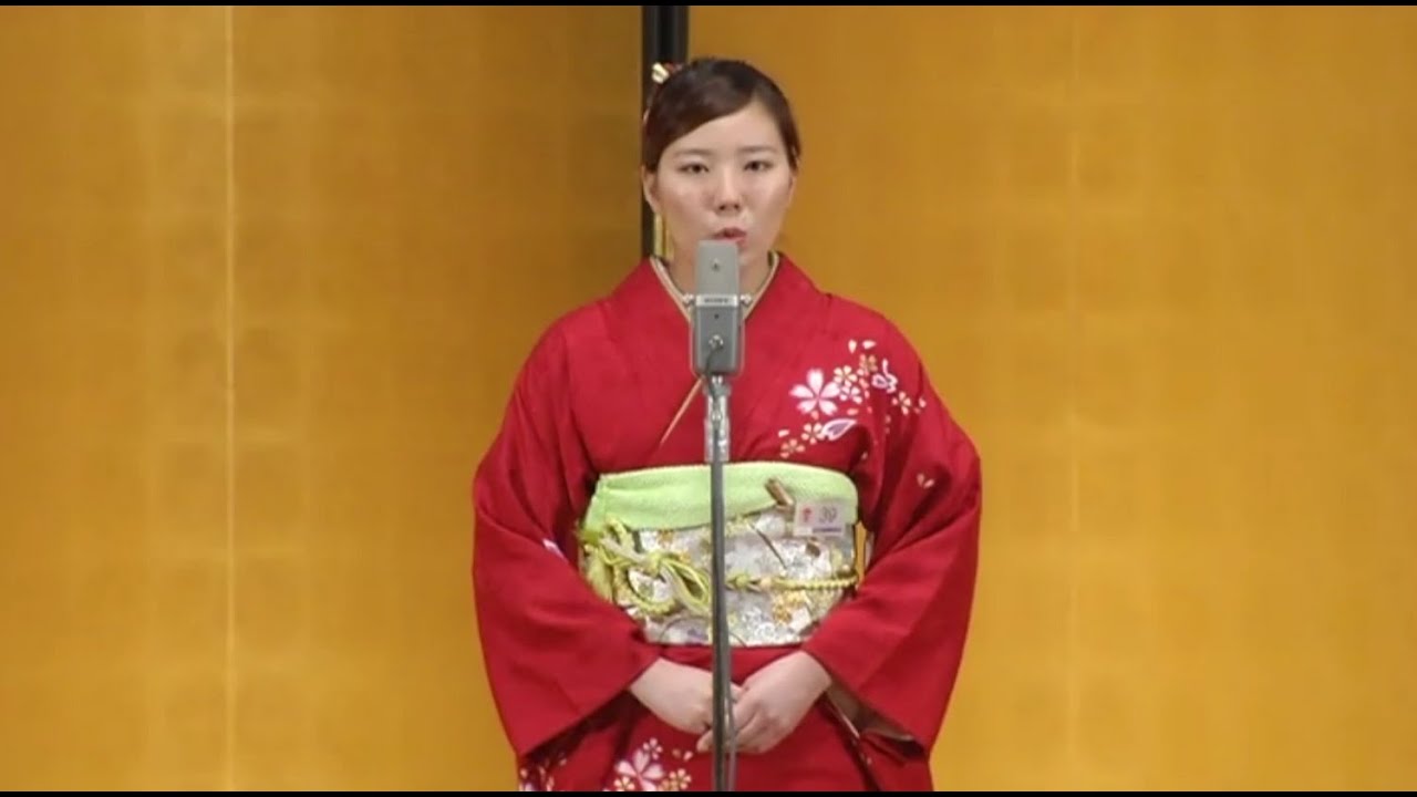 【コンクール】「峨眉山月の歌」（吟詠）宮本七菜子