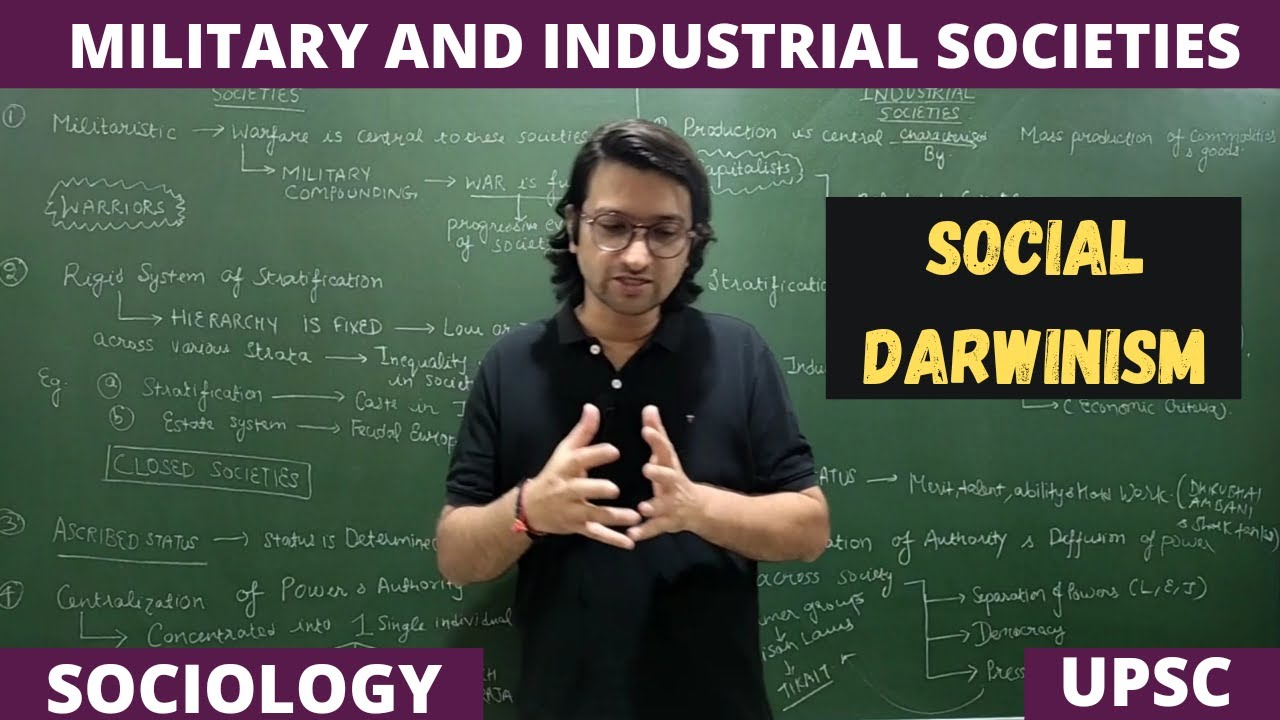 Lec 22: Herbert Spencer | Military and Industrial Societies (Part-II) #sociology #upsc #net #jrf