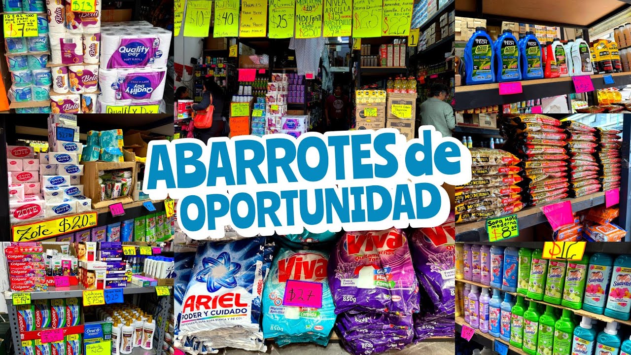Mega Tienda de ABARROTES en la CDMX 😱Lo mismo que en Walmart / Bodega Aurrera