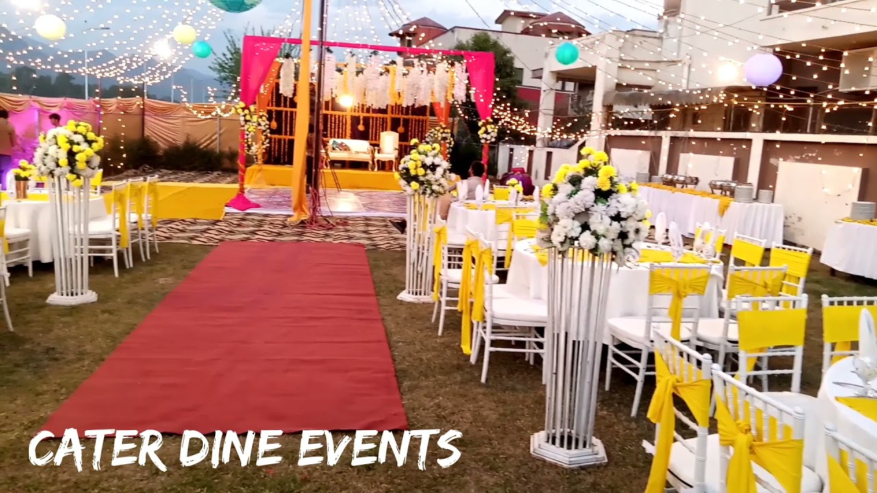 E 11 Markaz Islamabad Open Air Event Reception by Cater Dine