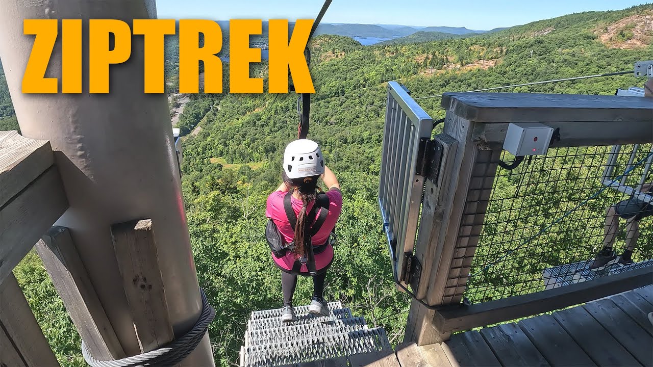 Ziptrek Ecotours - The Falcon Tour - Longest Ziplines in Quebec!