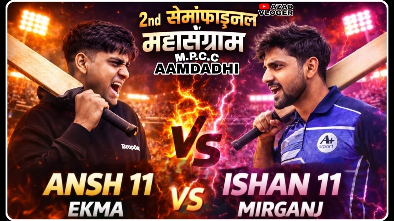 महाराणा प्रताप क्रिकेट टूर्नामेंट का दूसरा सेमीफाइनल | अंश 11 एकमा बनाम ईशान 11 मीरगंज के बीच लाइव