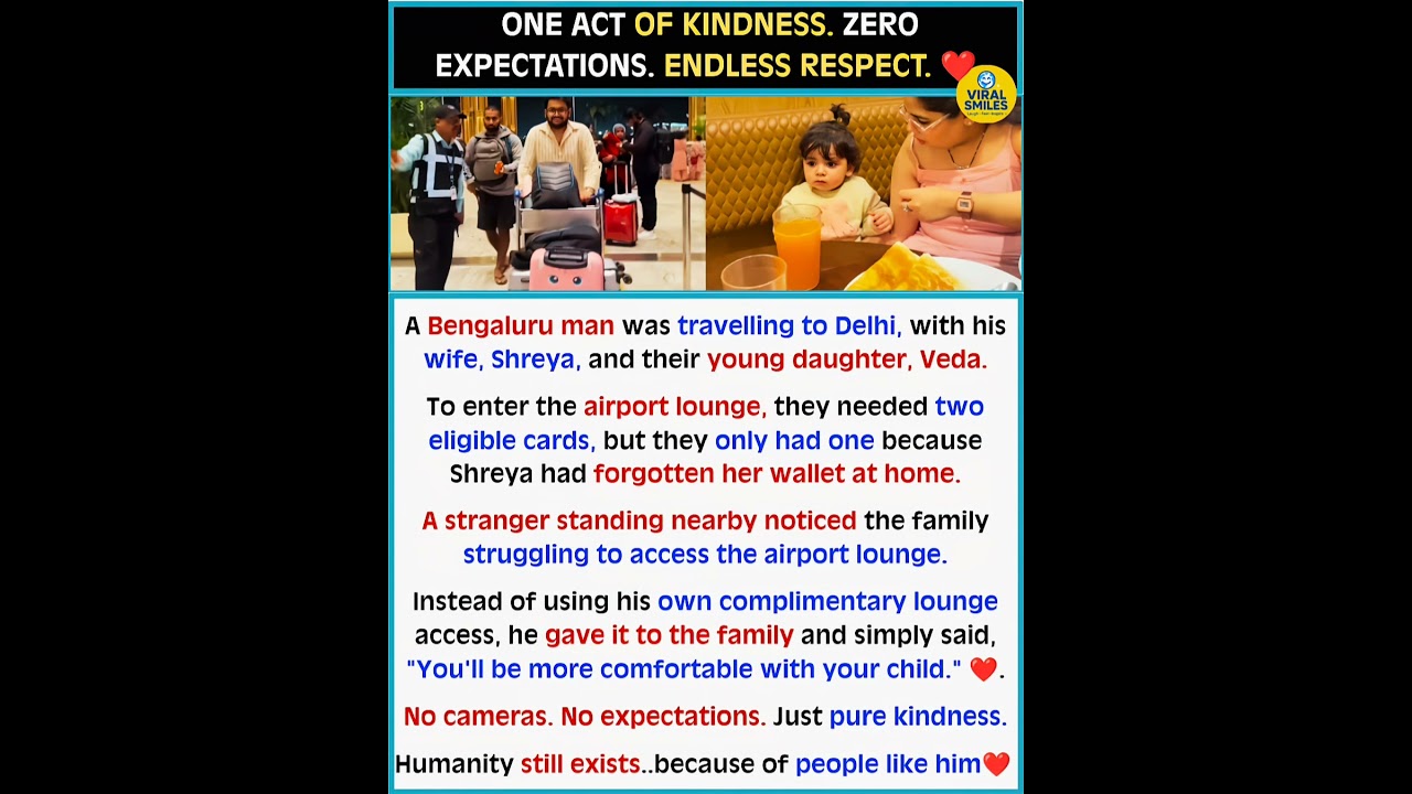 ❤️ Family Couldn't Access the Airport Lounge... What Happened Next Will Melt Your Heart! 🥹