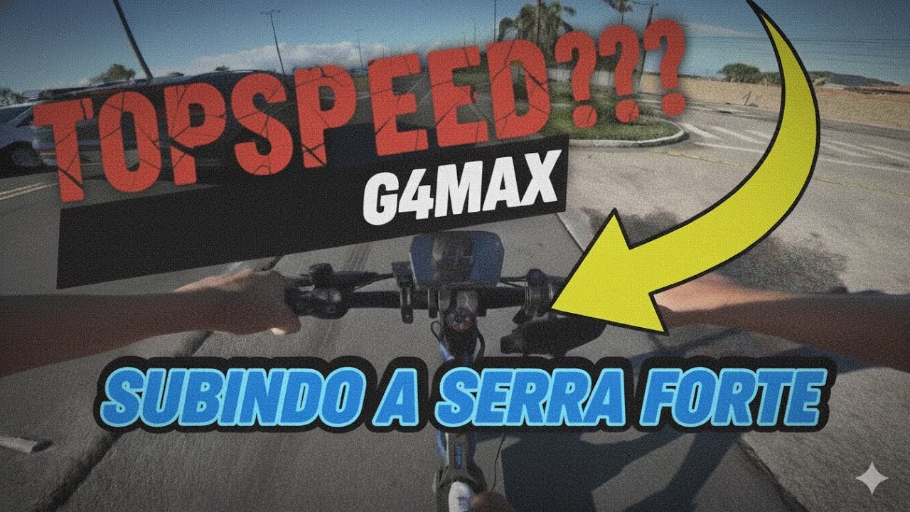 TOPSPEED & SUBIDA DE SERRA - PATINETE G4 MAX | Victor Fonseca PT.1