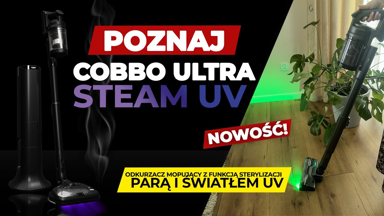 💥 COBBO ULTRA STEAM UV &ndash; Bezprzewodowy, wielofunkcyjny, bezkompromisowy.