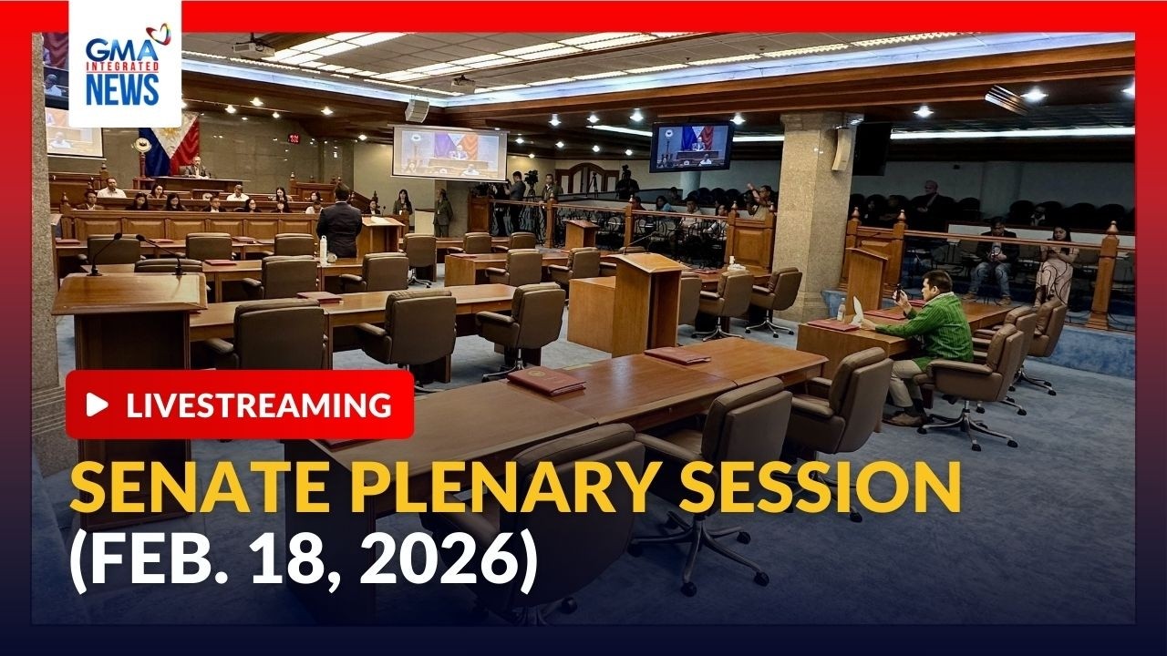 LIVE - Senate plenary session (Feb. 18, 2026) - Replay | GMA Integrated News