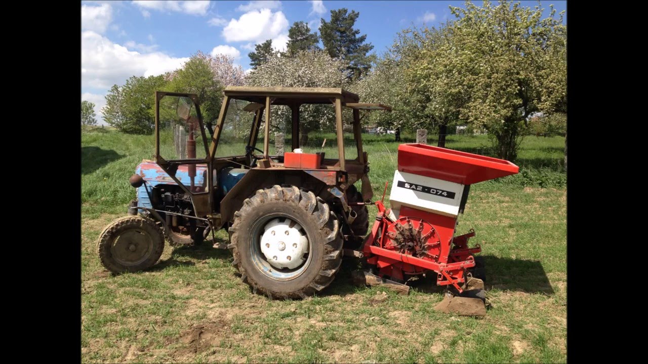 Zetor 4011 - Sázení brambor