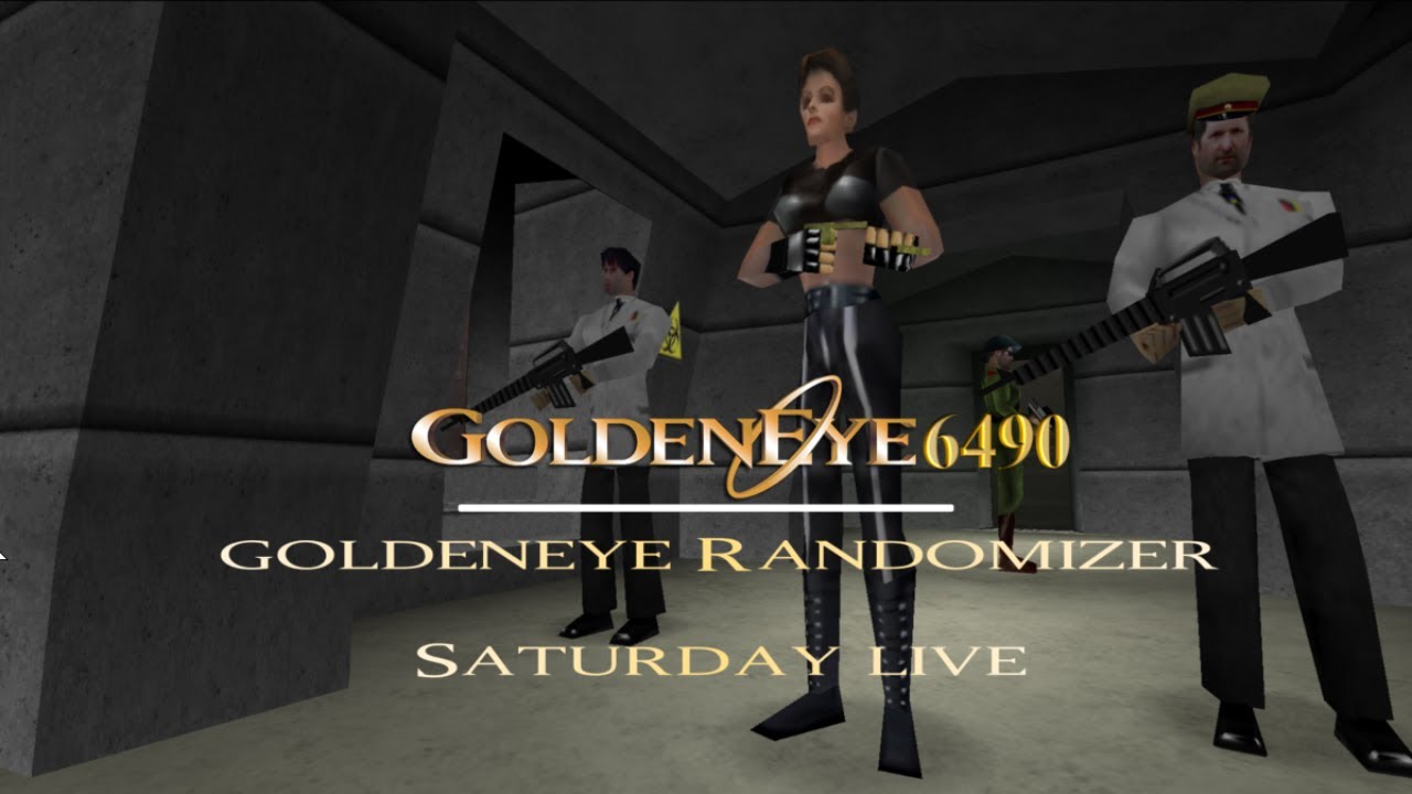 GoldenEye 007 N64: GE Randomizer Saturday Live #115 (No Commentary) **14 Left to 500 subs**