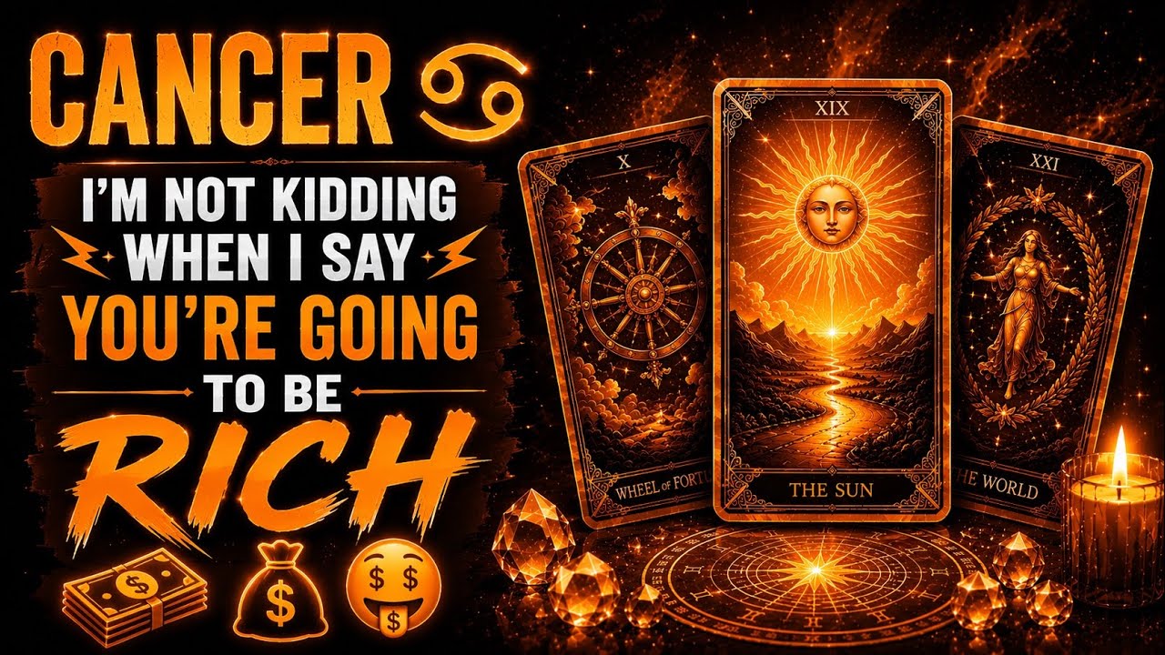 CANCER I'm not kidding when I say you're going to be RICH 💸💰🤑