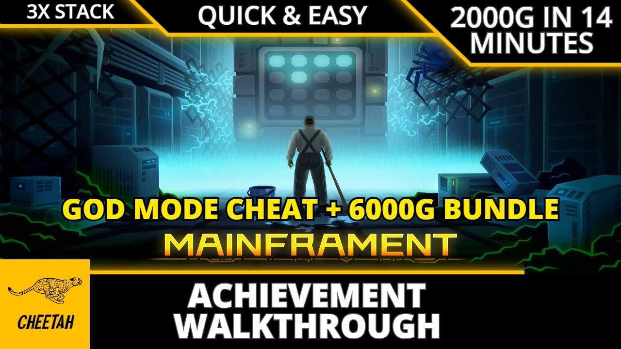 Mainframent - Achievement Walkthrough (2000G IN 14 MINUTES) GOD MODE + 6000G BUNDLE