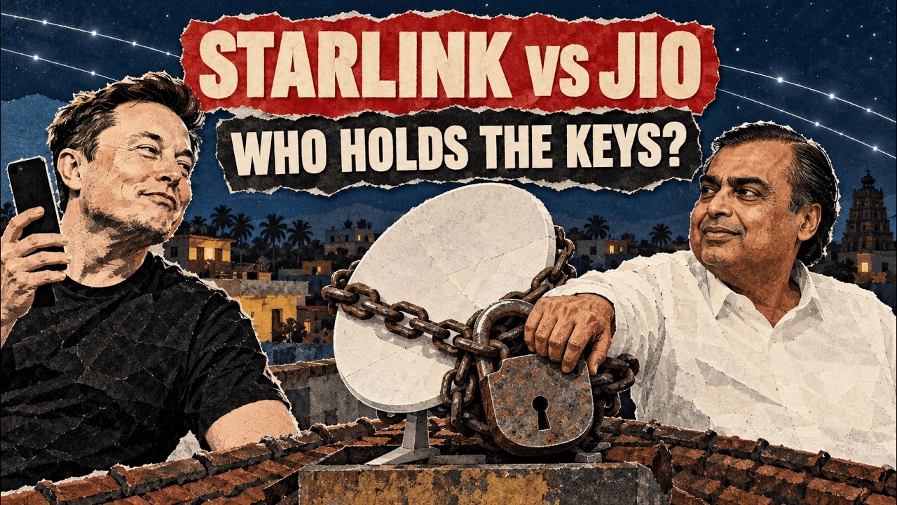 Starlink vs Jio: Who Really Holds the Keys to India&rsquo;s Sky? | Musk, Ambani & the 3 Gates