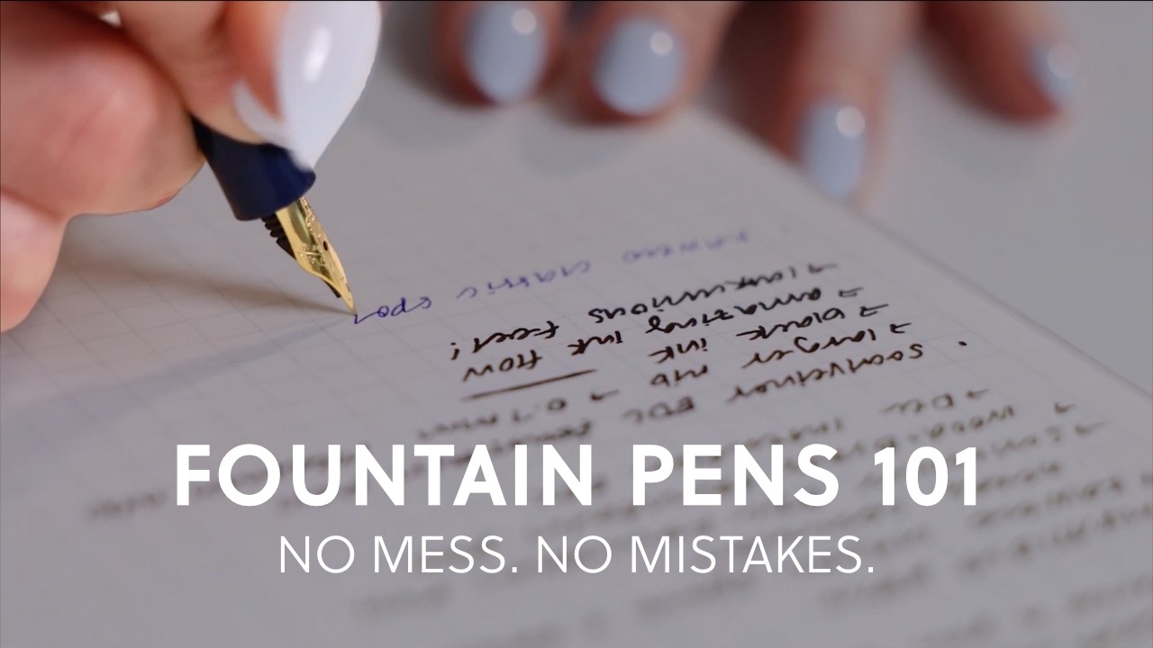 How to Use a Fountain Pen: A Beginner&rsquo;s Guide (No Smudges, No Stress) | Cloth & Paper