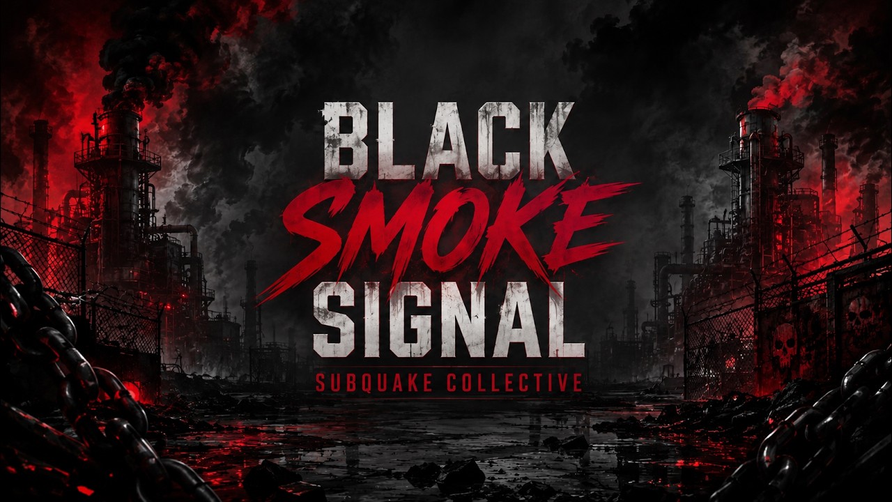 BLACK SMOKE SIGNAL | Industrial Drum & Bass x Ragga DnB | Dark Cyberpunk Bass Music (174 BPM)