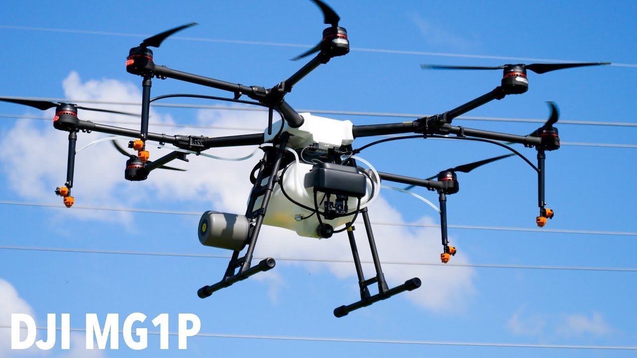 DJI MG1P AGRAS Agriculture Spraying Drone Over View!