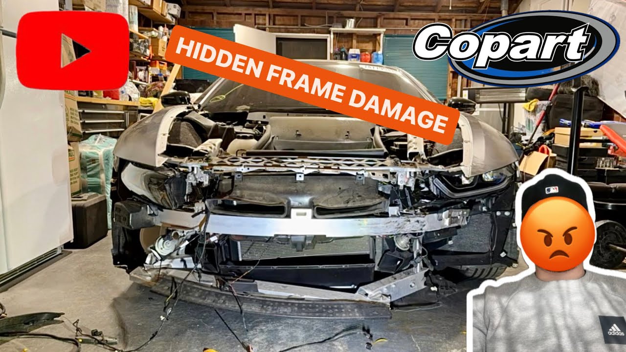 NOT WHAT I WANTED TO FIND! SALVAGE WRECKED BMW i8 COPART REBUILD .PART 2