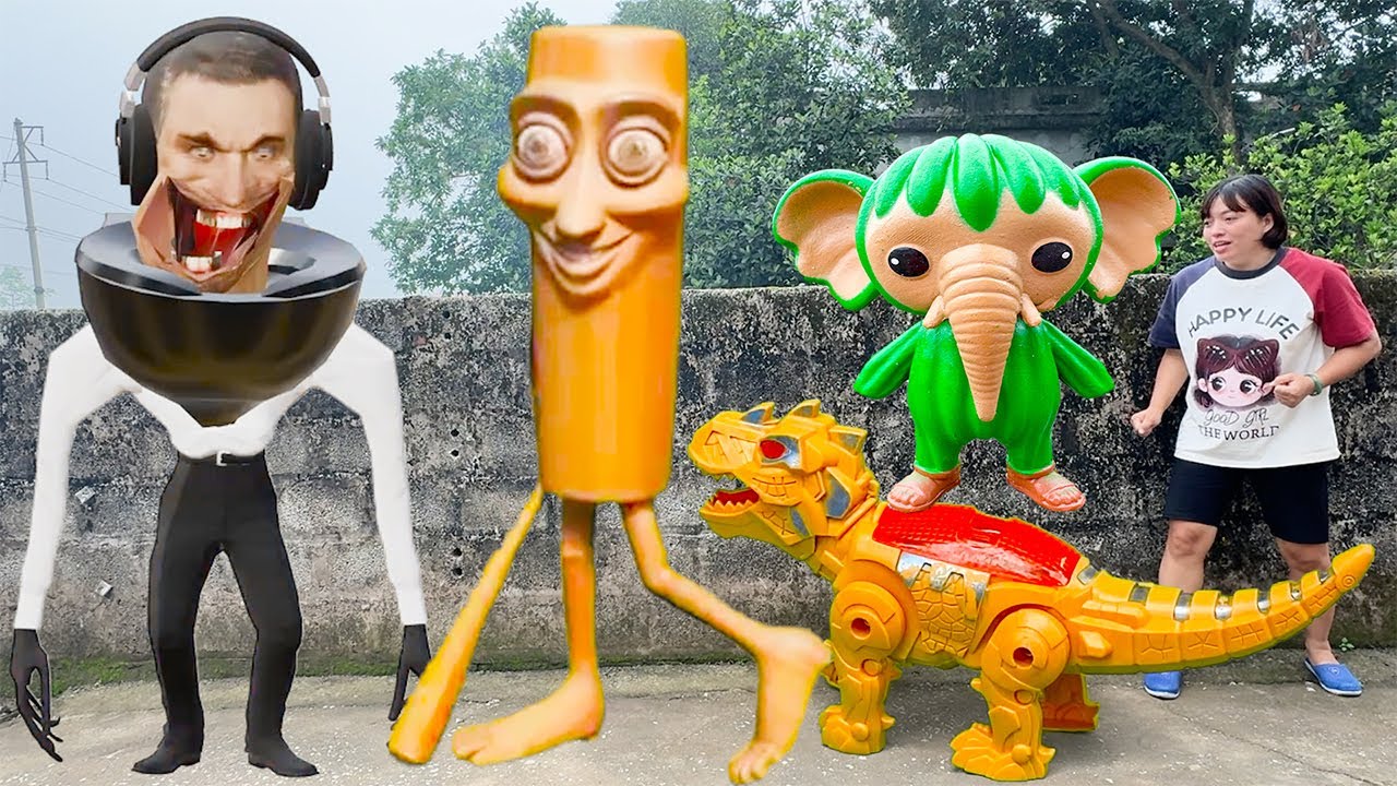 Kem Ốc và tung tung sahur ngoài đời thực review kẹo mút đầu lâu, khủng long săn skibidi. Theu Chanel